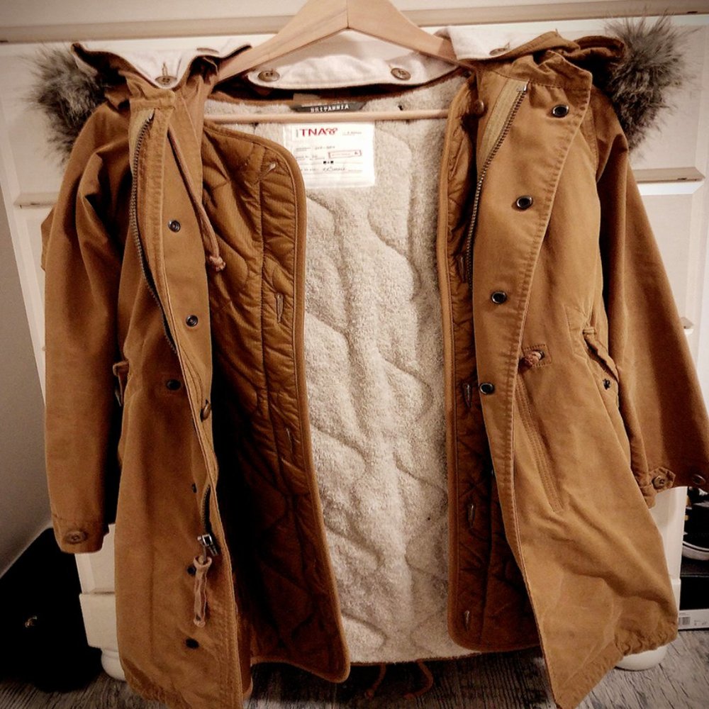 TNA Brittania parka Camel XXS